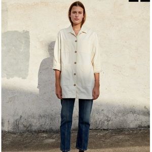 Esby Apparel- Sammie Workshirt in Natural